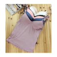 thumbnail image 2 of Low Back Bras For Women Padded Bra Tops V Neck Bra Vest Short T-Shirt Sleeveless Tank M Size 1Pack, 2 of 5
