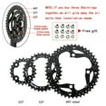 thumbnail image 6 of BUCKLOS MTB Crankset Square Taper with 22/24/26/32/38/42/44T Chainring Set, 170mm 104/64 BCD Hybrid Mountain Bike Crankset 8/9/10 Speed Compatible with Shimano Sram FSA, 6 of 8