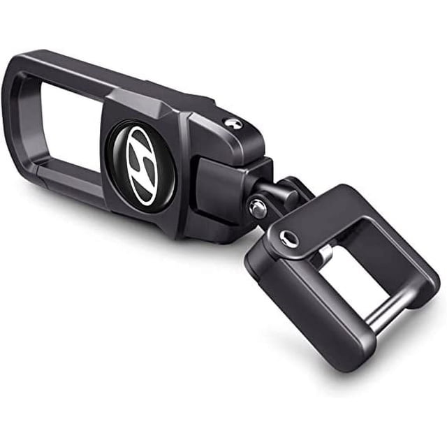 Hyundai Motor Car Keychains Replacement with Logo,Hyundai Motor Car Key Chain,Key Chain for Men,Keychain Accessories,Family Present,Black
