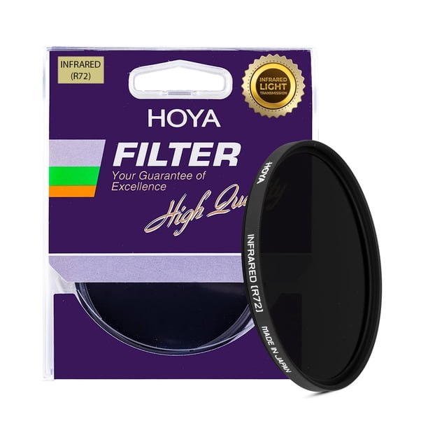 Filtro de lente infrarroja Hoya R72 62 mm para cámaras sin espejo