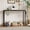 Retro color, variant on PYY Narrow Black Console Table with Charging Station – Slim Sofa Table with Power Outlets & USB Ports – Modern Metal & Wood Accent Table for Entryway, Living Room, Bedroom and Home Office – Black