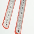 thumbnail image 4 of KAKOWELY 3pcs 150mm-300mm Double Scale Stainless Steel Straight Ruler Britain Standard Ruler for Student 15cm 20cm 30cm,11.81X"X1.04"（LxW）, 4 of 4