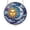 D, variant on Stained Style Acrylic Suncatcher Hanging Ornament, Tropical Beach Frog Window Wall Art Decor, Round Acrylic Puzzle Art Pendant for Home Garden Decor,7.5 in.