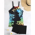 thumbnail image 4 of Womens Swimsuits Plus Size Printing Bikini Split Swimsuit Suit, Polyester Spandex for Summer Beach & Pool, 4 of 4