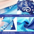 thumbnail image 5 of Fondo de feliz cumpleaños plateado y azul, 2x44 pulgadas, pancarta de feliz cumpleaños para hombres, pancarta de cumpleaños azul, decoraciones felices, 5 of 5