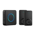 thumbnail image 2 of Wireless Doorbell Kit IP54 Waterproof 1000 ft Range 5 Volume Levels 48 Ringtones Easy Install for Home Office Classroom Black, 2 of 8