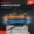 thumbnail image 4 of A-Premium Air Conditioner AC Compressor with Clutch Compatible with Scion FR-S FRS 2013-2016 & Subaru BRZ 2013-2020 & Toyota 86 2017-2020, 2.0L, 4 of 6
