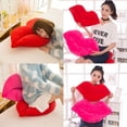 thumbnail image 1 of Stuffed Plush Lip Shaped Throw Pillow Decor Cushion Toy Doll Home Decor, 1 of 5