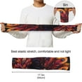 thumbnail image 6 of ALAZA Boho Turkey Feather UV Sun Protection Arm Sleeves UPF 50+ Compression Cooling Sleeve 1 Pair, 6 of 7