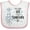 White and Pink, variant on Inktastic You Have Got to Be Squidding Me Funny Squid Boys or Girls Baby Bib