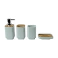 thumbnail image 4 of Fiocias 4 Pieces Bathroom Accessories Set Modern Decorative Home Drain Soap Dish Stylish Green, 4 of 9