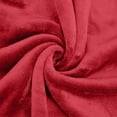 thumbnail image 3 of Cobertor Ligero Liso Matrimonial Hotelero Suave Y Calientito Rojo Melocotton Hogar, 3 of 5