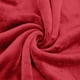thumbnail image 3 of Cobertor Ligero Liso Matrimonial Hotelero Suave Y Calientito Rojo Melocotton Hogar, 3 of 5