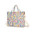 thumbnail image 7 of FORMRS Womens Corduroy Tote Bag Crossbody Shoulder Handbag with Pocket, Yellow Wildflower Pattern, 7 of 7