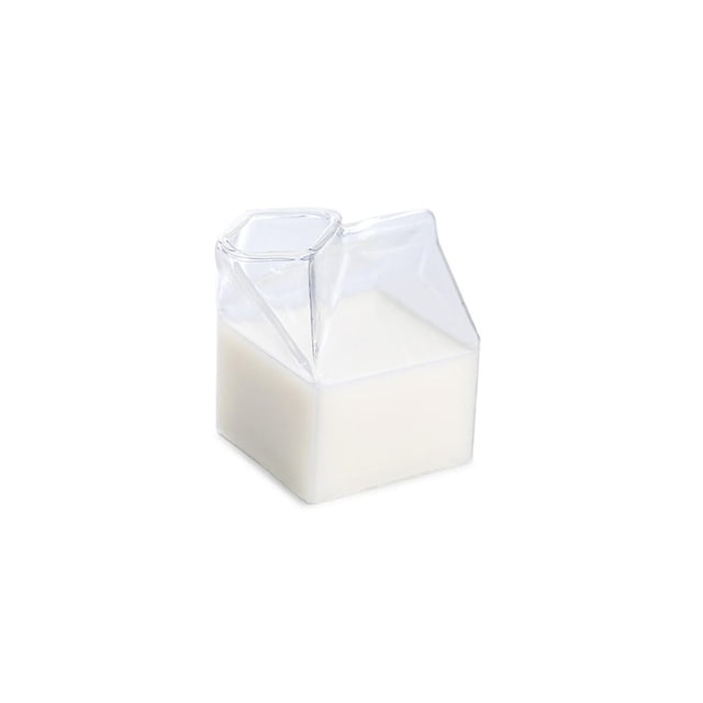 Taza De Leche De Vidrio Cartón Ingenioso Mini Taza De Gelatina De Vidrio Taza De Jugo De Café Contenedor De Desayuno Monstrate HA015379-00