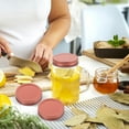 thumbnail image 5 of 12 Pcs Jar Covers for Home Multipurpose Canning Lids Rose Gold, 5 of 6