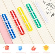 50 Pcs Prong Paper Fasteners Durable Plastic Filing Fasteners Colored Filing Binding Material Folder