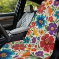 thumbnail image 4 of XYZCANDO Floral Skateboard Pattern Car Seat Towel Cover, Non Slip Versatile Car Seat Towel Breathable Easy Install for Trucks Cars, 4 of 11