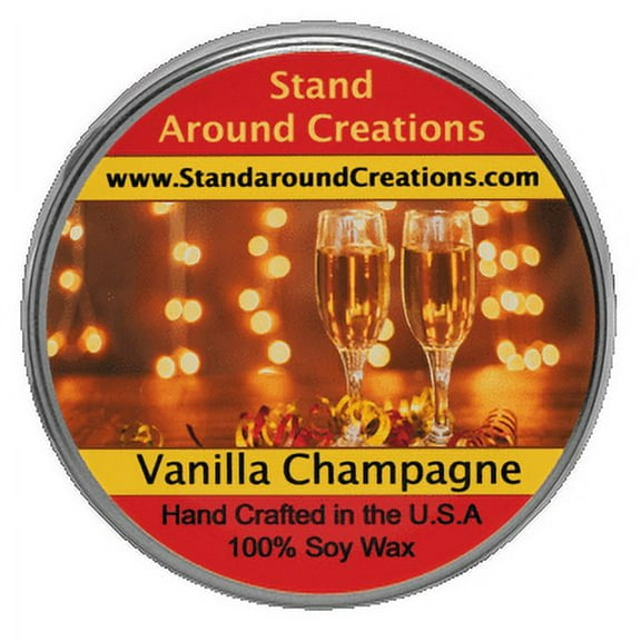 VANILLA CHAMPAGNE TUREEN 3-OZ. ALL NATURAL SOY CANDLE