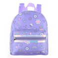 thumbnail image 1 of Claire's Tween Purple Love, Rainbows and Cupcakes Mini Backpack, 1 of 1