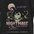 thumbnail image 2 of Girl's The Nightmare Before Christmas Jack Retro Movie Poster  Graphic Tee Black X Small, 2 of 4