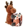 thumbnail image 7 of Rollee Pollee Plush Moose Farm Friends Hugger and Silk Touch Throw Blanket 40x50 inches, Set for Kids, 7 of 7