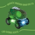 thumbnail image 6 of Toy To Enjoy Dinosaur Car Play Vehicle, with LED Lights and Sound (Green), 6 of 8