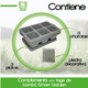 thumbnail image 4 of Kit 3 Charola moderna rectangular para suculentas Smart Garden  Gris, 4 of 6