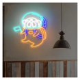 thumbnail image 2 of Letrero De Neón Con Forma De Carlino Astronauta, Luz Regulable Para Habitación De Los Niños, Tiendas De Mascotas Clubes, Salas De Juegos 39.6cmx36.6cm, 2 of 7