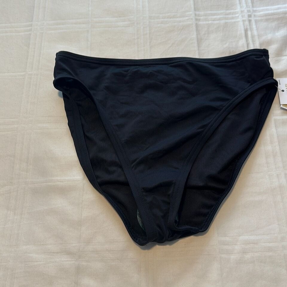 Michael Kors Women's Swim Bikini Bottoms High-Leg High-Waist Bathing Suit New
