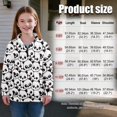 thumbnail image 7 of Uorisanigo Girls Half Zip Pullover Sweatshirt Oversized Sweatshirts Loose Cute Panda Print Long Sleeve Zipper Sweatshirts Athletic Pullover Jackets for Vacation Shopping Exercise Wear, 7 of 7