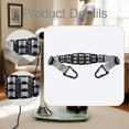 thumbnail image 6 of Waist Trimmer Fitness Band Massage Belt Skin Friendly Polyester Material for Home Gym Office Use Men Women, 6 of 9