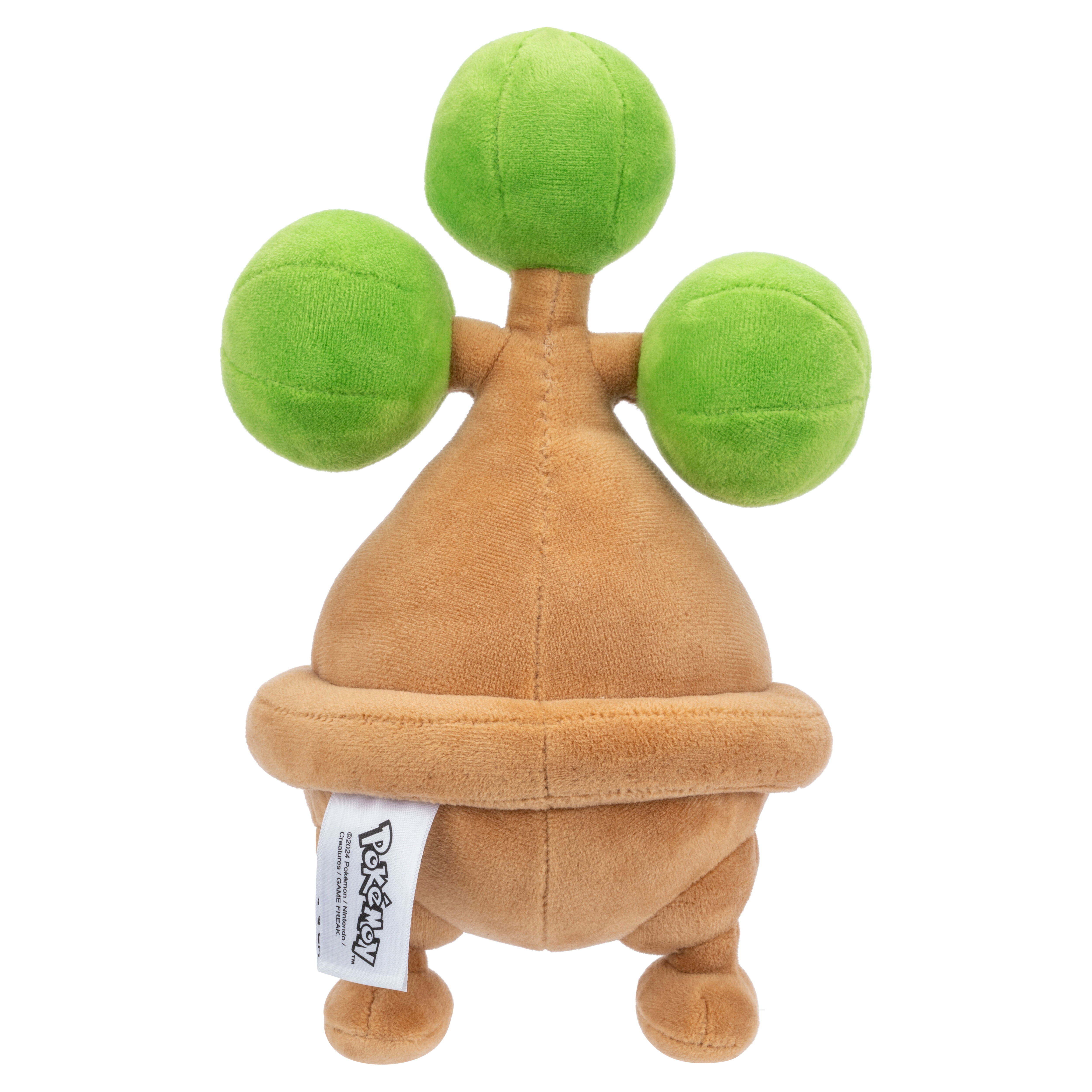 Pokemon Bonsly Plush - 8-Inch Soft Stuffed Toy with Detailed Design