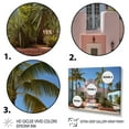 thumbnail image 3 of Designart "Pink House in Miami IV" Beachhouse Floater Framed Canvas Print, 3 of 7