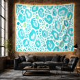 thumbnail image 5 of Vibrant Leopard Print in Watercolor on White, Playful Watercolor for Wildlife Lovers, Modern Animal Decor, Housewarming Gift, Tapestry Wall Hanging for Bedroom and Living Room, 5 of 6