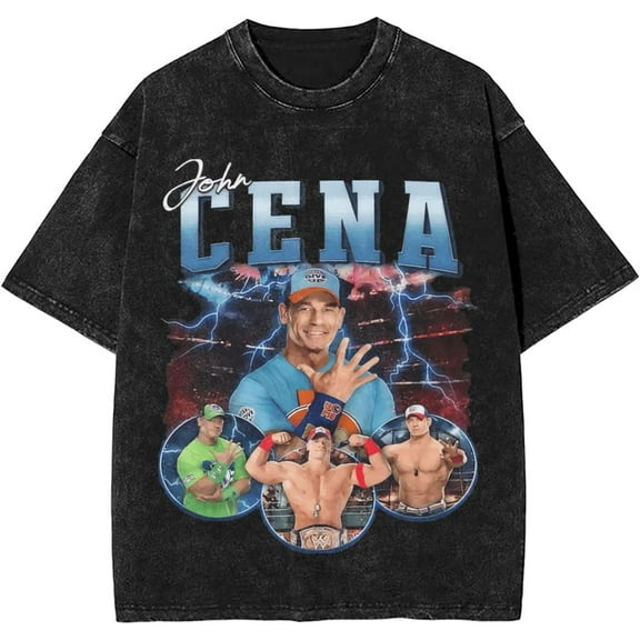 Unisex John Cena Youth Man's Womans Short-Sleeve T Shirts Vintage T Shirts Cotton Crew Neck T-Shirt Tops Clothing T-Shirts