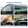 thumbnail image 4 of For 1998- 2002 Toyota Corolla 3D Wavy Mugen Style Window Visor Vent Rain Guards, 4 of 7