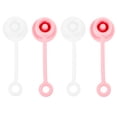 thumbnail image 4 of Shisuyan Straw Tips Caps Pink Food-Grade Silicone 4Pcs 2.56X0.79X0.79In, 4 of 8