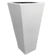 thumbnail image 1 of Maceta de Fibra de Vidrio FIBRAFORMAS Mod. Obelisco Extra Grande Blanco, 1 of 5