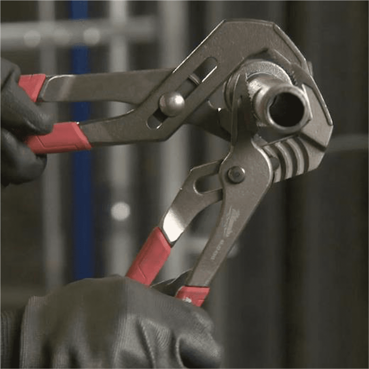 Milwaukee 48-22-6330 6" & 10" Comfort Grip Straight Jaw Pliers Set