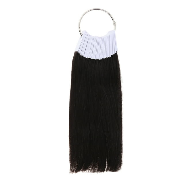 30pcs Hair Color Rings Human Hair Testing Color Samples (9 Degree Color)
