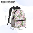 thumbnail image 4 of Lsque Lilies Flowers Classic Casual Backpack - Large Capacity Water-Resistant Backpack for School, Work, Travel, and Outdoor Activities, 4 of 8