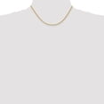 thumbnail image 5 of Auriga Fine Jewelry 14K Yellow Gold 2.25 mm Regular Rope Chain Necklace for Women 16", 5 of 6