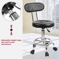 Hydraulic Adjustable Salon Stool Swivel Rolling Tattoo Chair SPA
