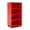 Red, variant on Tot Mate Mobile 3 Tier Book Shelf Markerboard Back, Kids Classroom Storage, Gray, 36"W x 23"D x 48"H