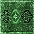 thumbnail image 1 of Ahgly Company Indoor Square Persian Emerald Green Traditional Area Rugs, 5' Square, 1 of 4