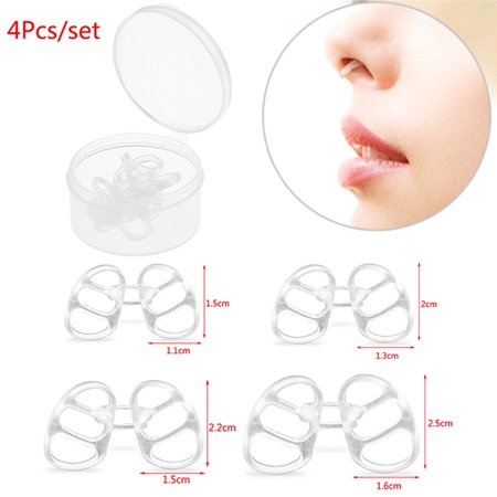 4Pcs/box Anti Snoring Nasal Dilators Solution Anti Snore Nose Clip Congestio AL