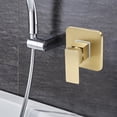 thumbnail image 3 of Shower Valve, Wall Mount Metal Copper Faucet Single Handle Rough-In Shower Valves Trim Kit for Bathroom Brass, 3 of 6