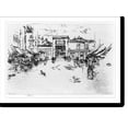 thumbnail image 2 of Historic Framed Print, Little market place, Tours, [France], 17-7/8" x 21-7/8", 2 of 9