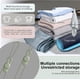 thumbnail image 5 of 30 bridas de silicona Nearockle para agrupar cables de auriculares, cargadores de teléfono y ordenador. Organizadores de cables reutilizables para el hogar, la oficina, la cocina y la escuela (6, 5 of 6